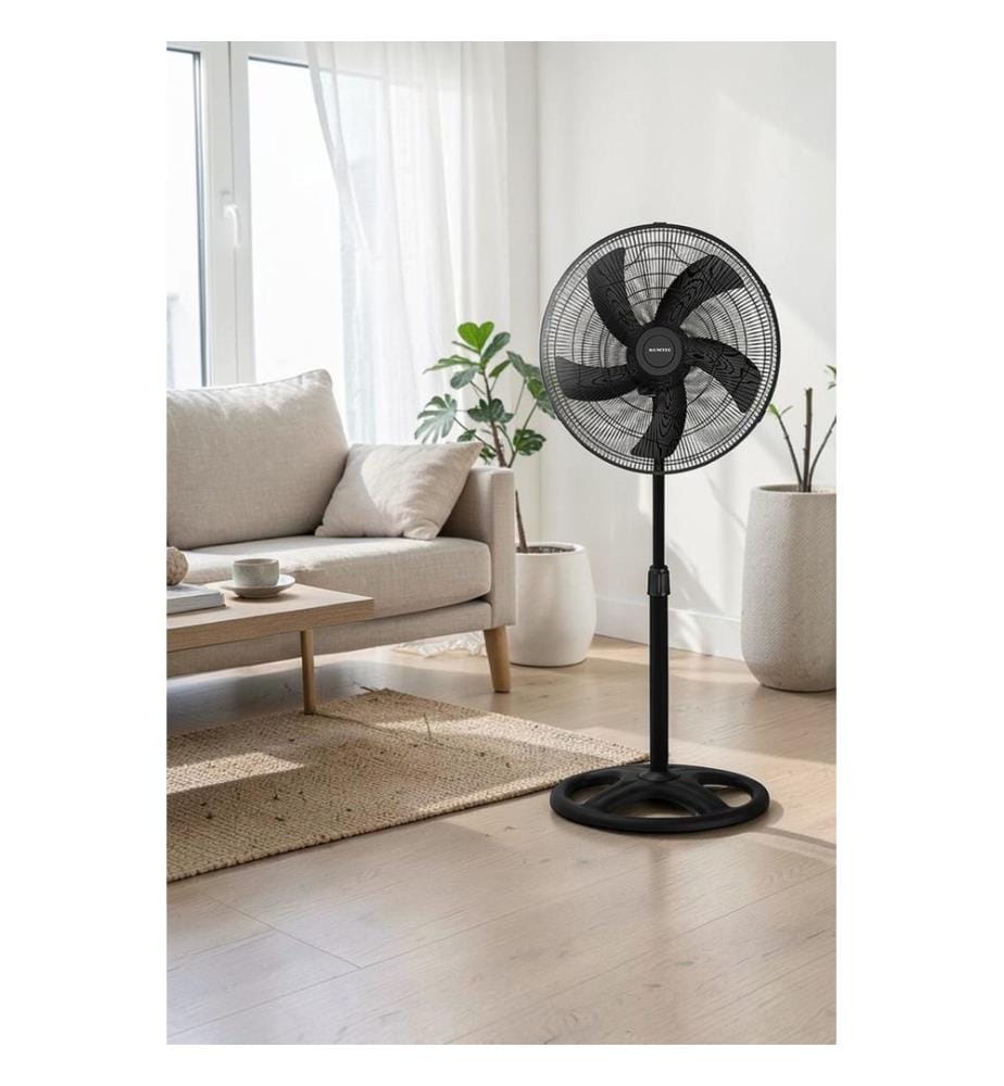 Ventilator, Schwarz, 100 % ABS