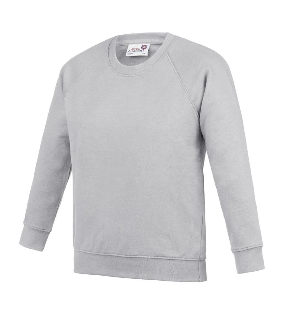 AWDis Academy Kinder Schul Sweatshirt, Rundhals