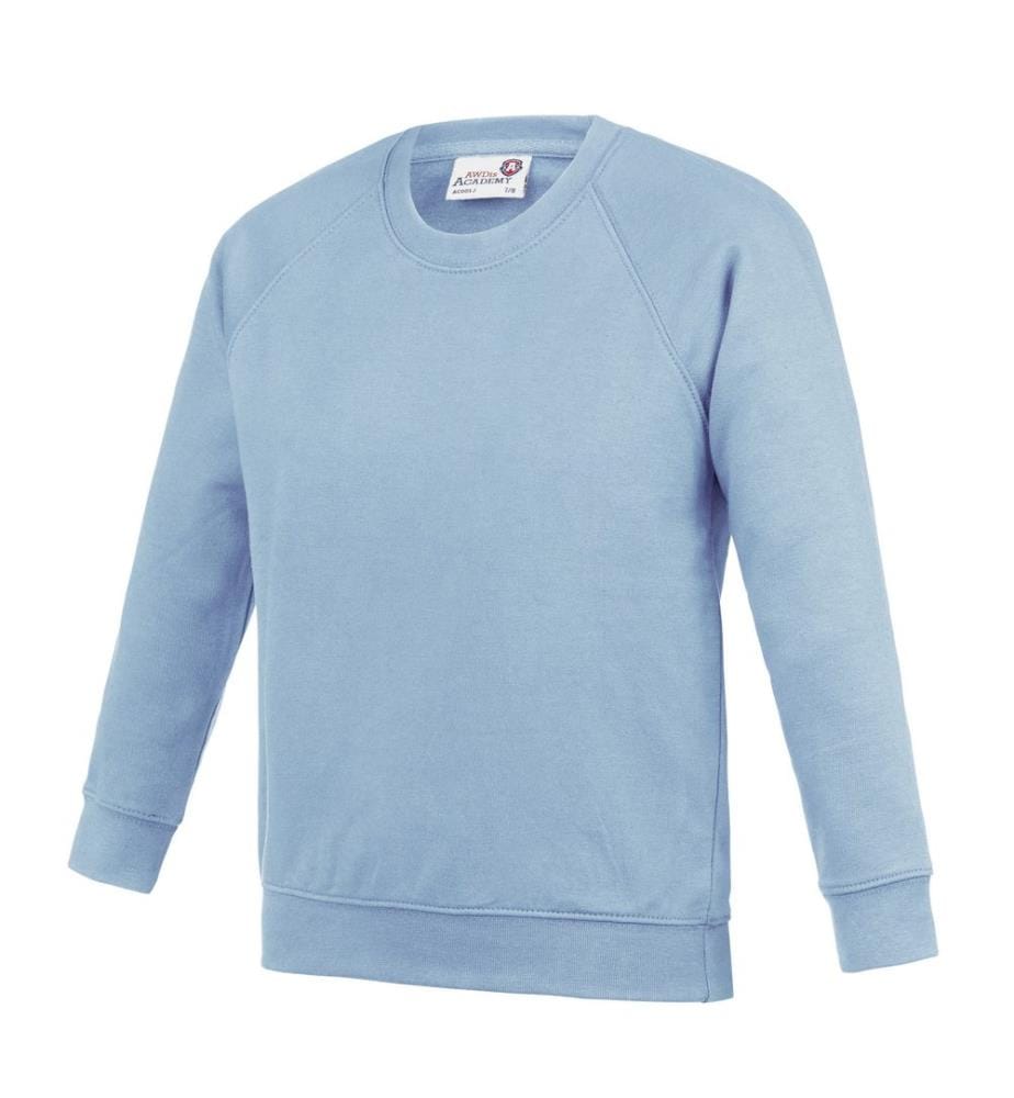 AWDis Academy Kinder Schul Sweatshirt, Rundhals