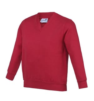 AWDis Academy Kinder Junior Schul Sweatshirt mit V-Ausschnitt (2 Stück/Packung)