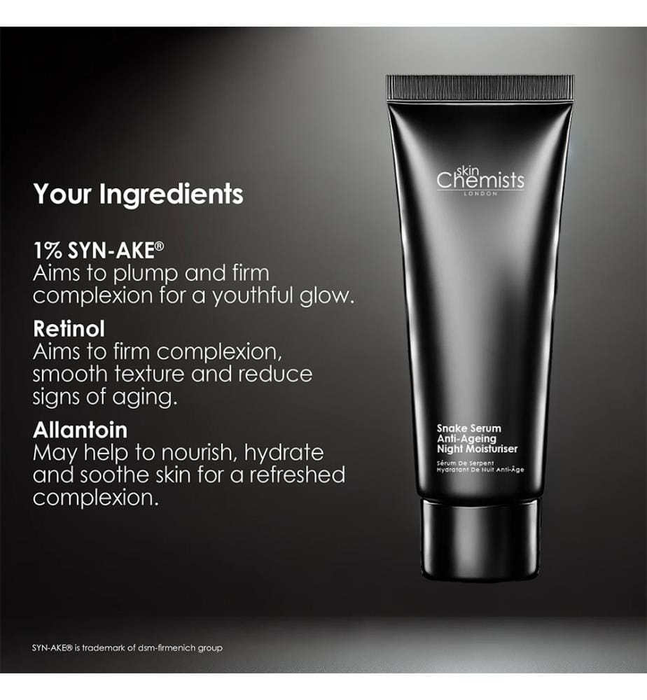Crème hydradante de nuit serpent anti-âge - 50ml
