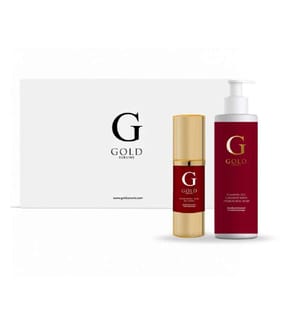 Routine des yeux à l'acide hyaluronique Gold Serums