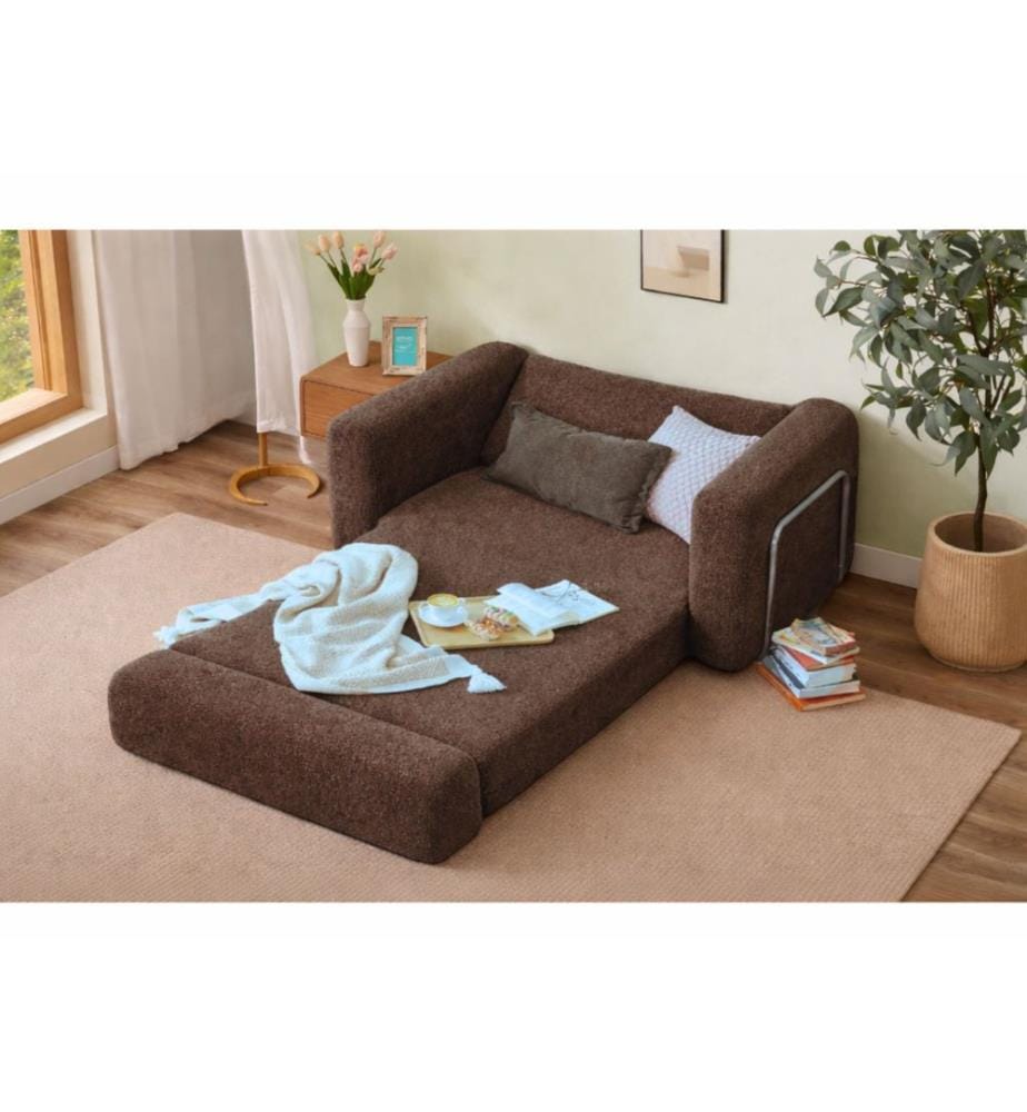 Wello Single 1-Sitzer Schlafsofa - Braun