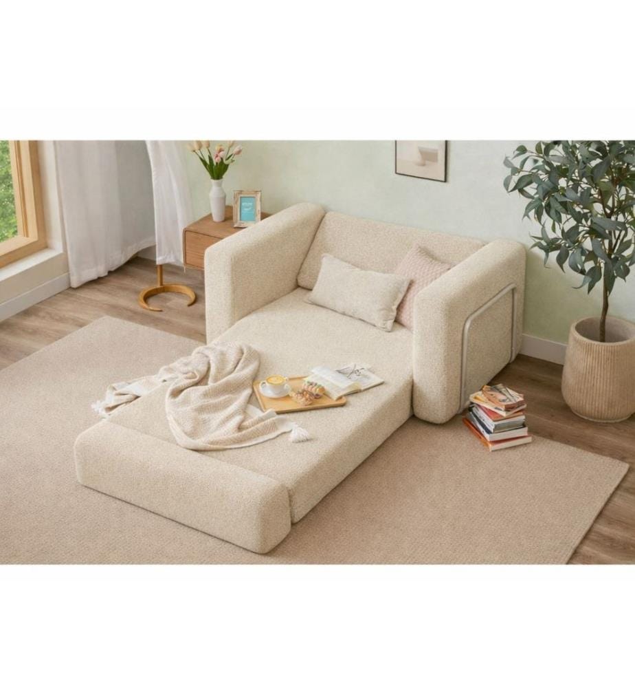 Wello Single 1-Sitzer Schlafsofa - Creme