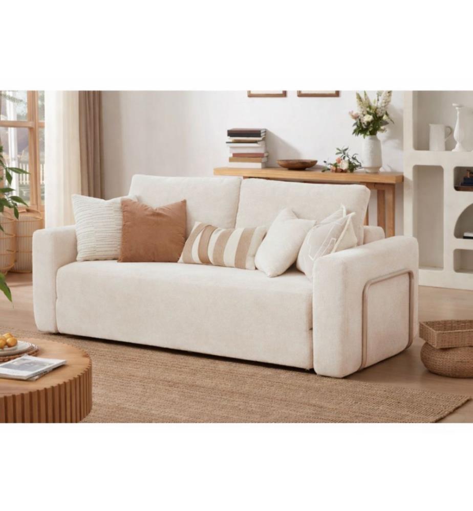 Wello Double 2-Sitzer Schlafsofa - Creme