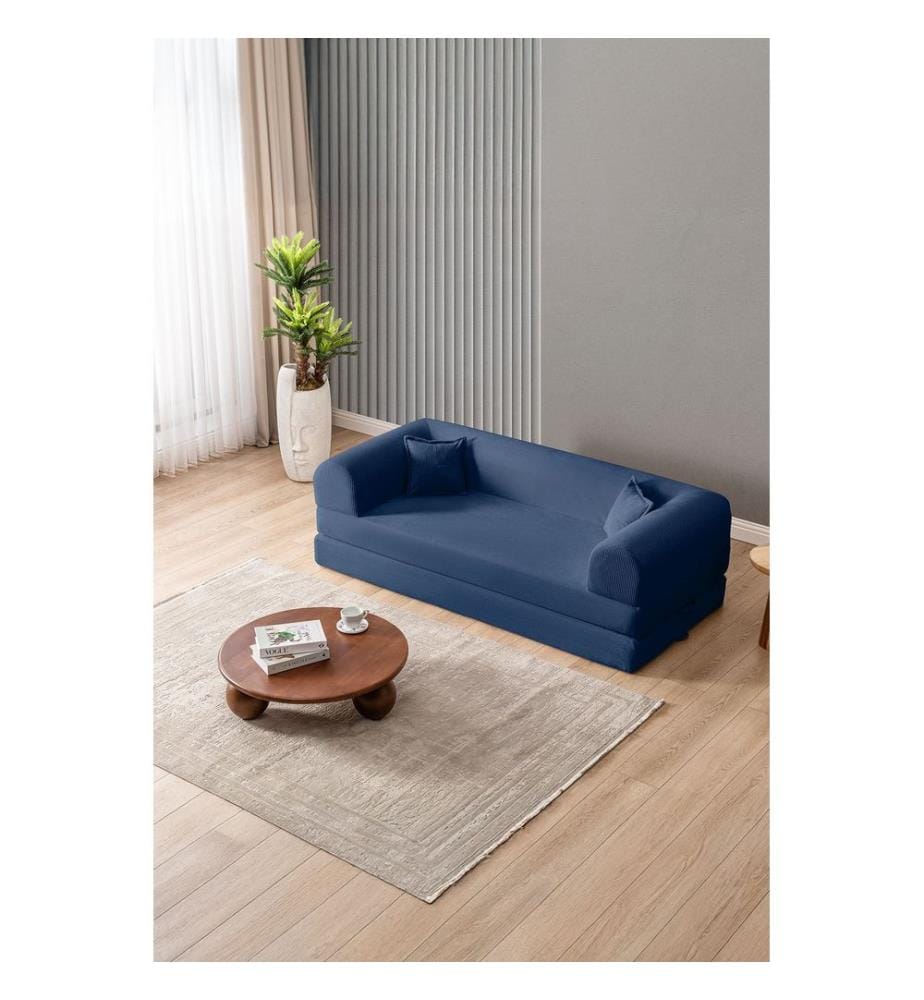 Legom Eco 3-seater sofa-bed - Marine