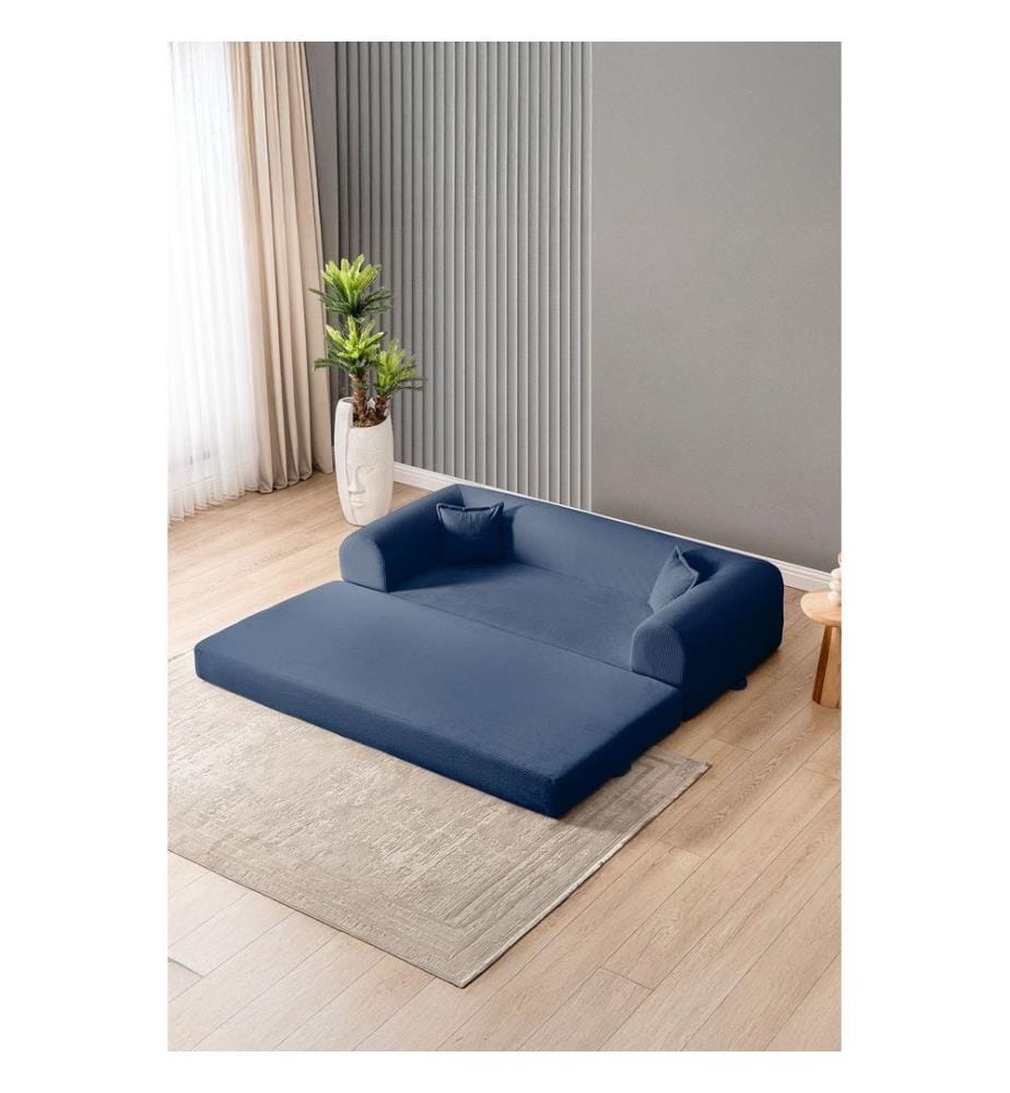 Legom Eco 3-seater sofa-bed - Marine