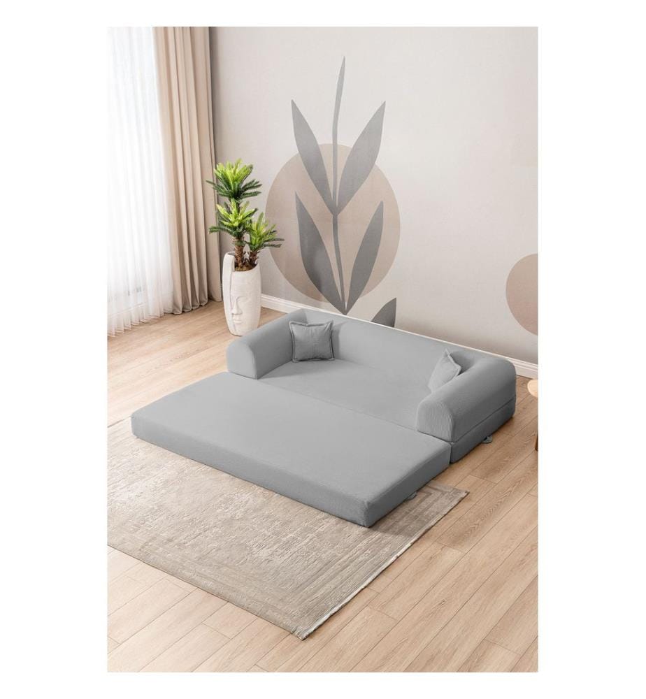 Legom Eco 3-Sitzer Schlafsofa - Hellgrau