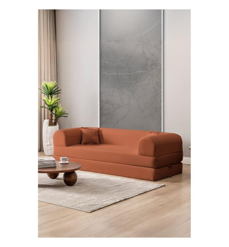 Legom Eco 3-Sitzer Schlafsofa - Orange