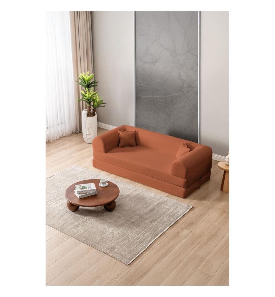 Legom Eco 3-Sitzer Schlafsofa - Orange