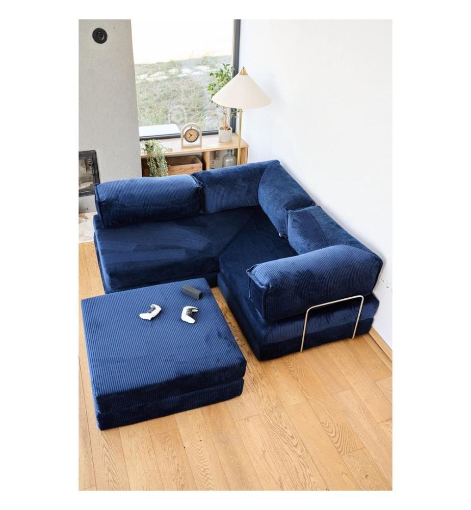 Kanyon Eck-Schlafsofa - Marine