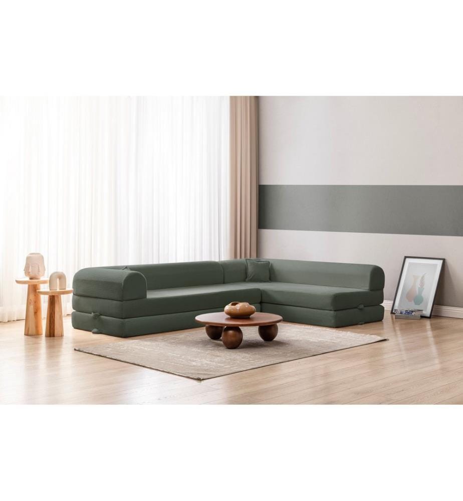 Legom Eco Eckschlafsofa - Grün