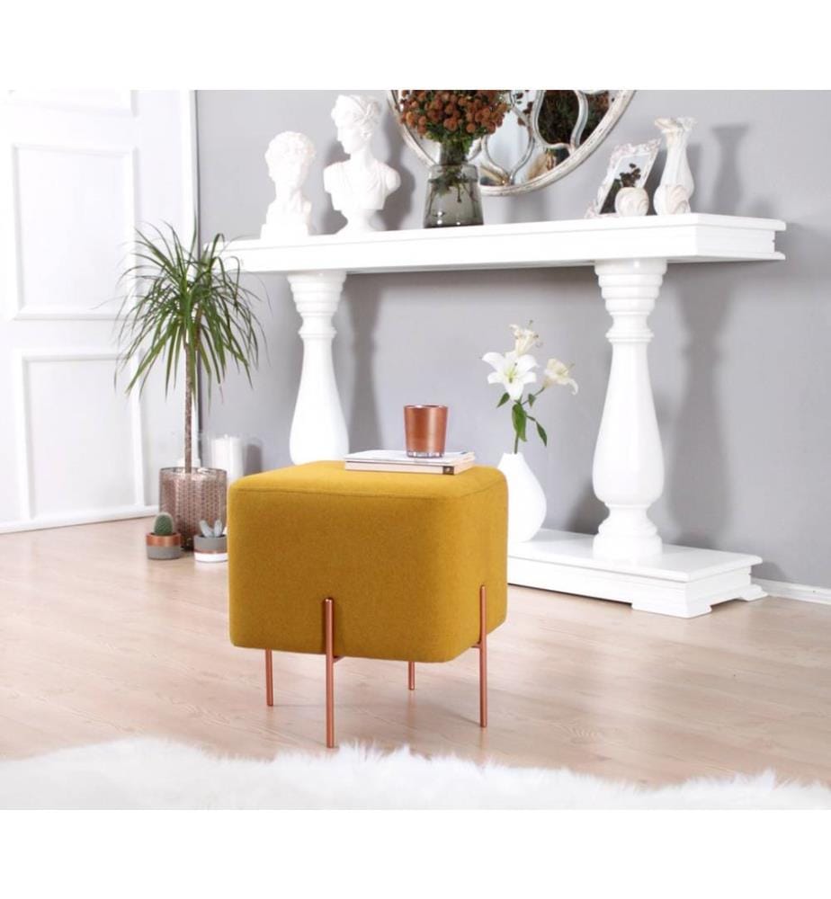 Pouf in rame - Senape