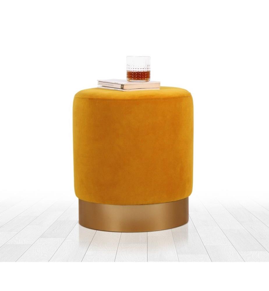 Memfis pouffe - Moutarde