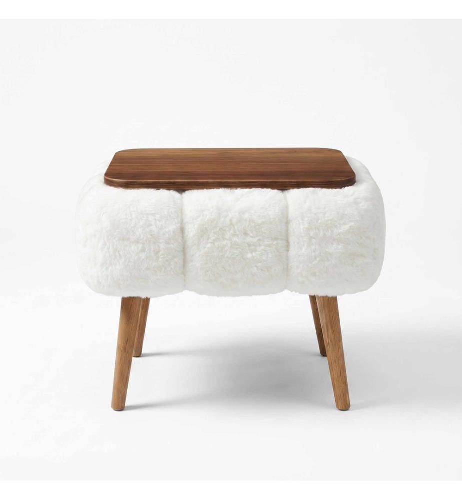 Table d'appoint Papatya - Blanc