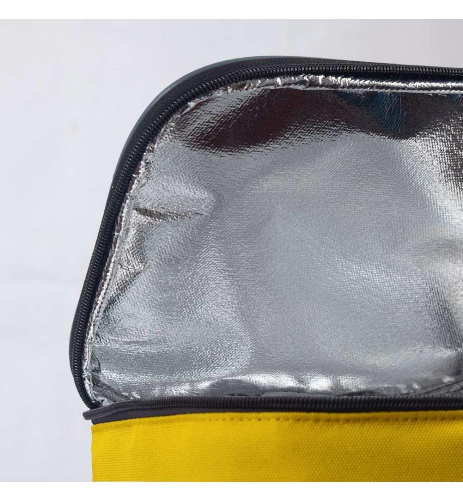 Thermotasche, 100 % metallisiertes Laminatgewebe, Gelb