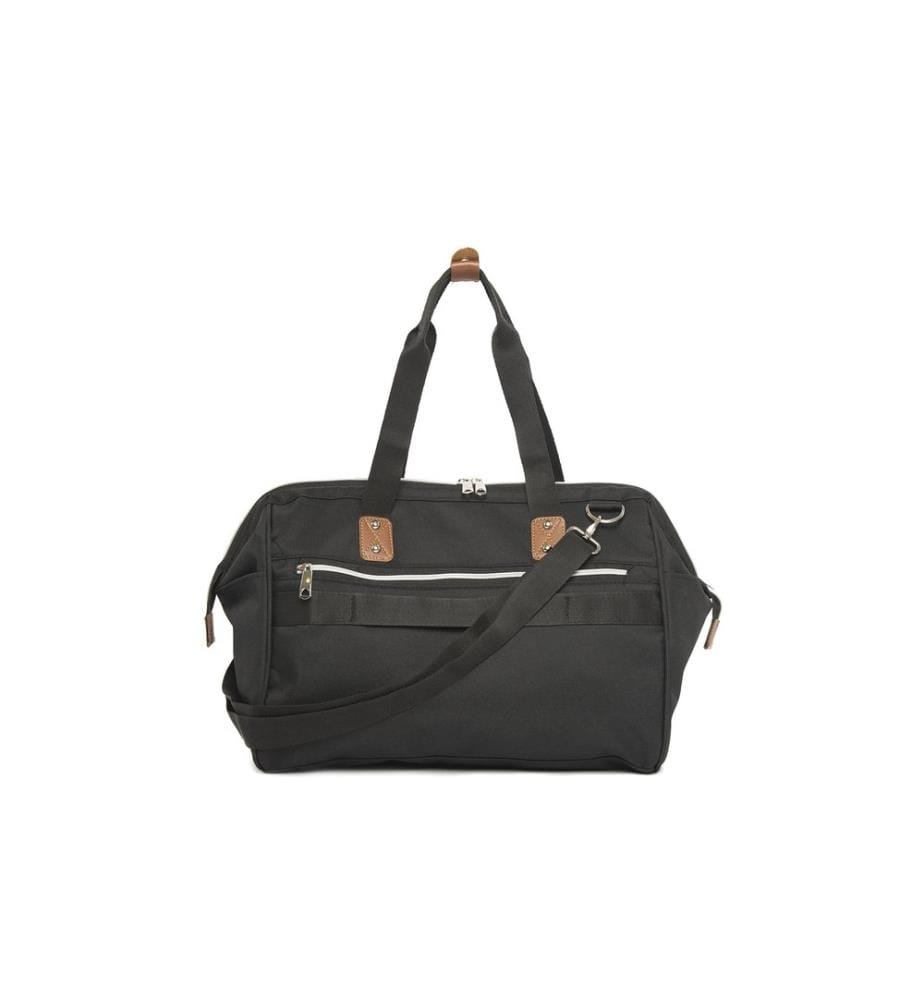 Wickeltasche, 100 % Fallschirmseide, Anthrazit, Kamel