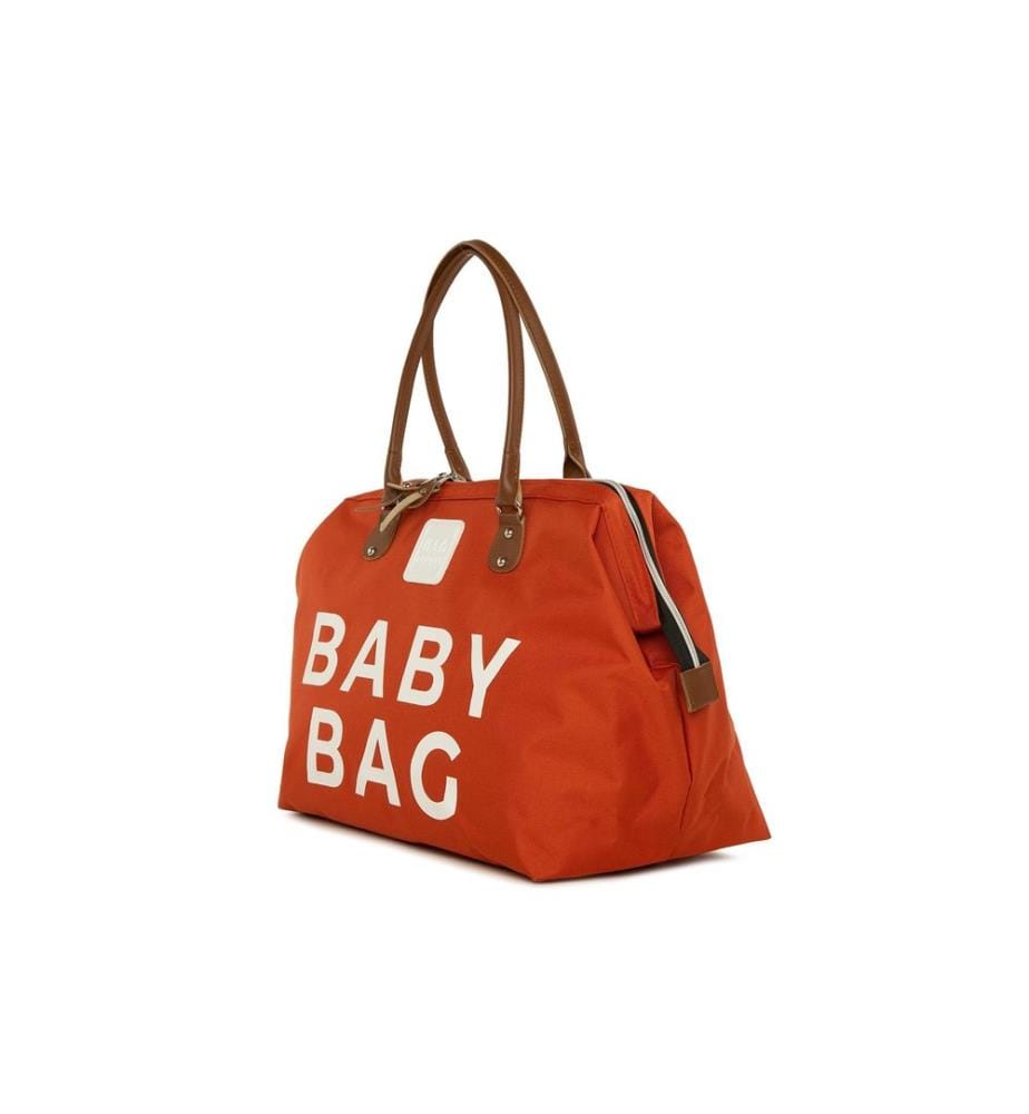 Wickeltasche, 100 % Fallschirmseide, Ziegelrot