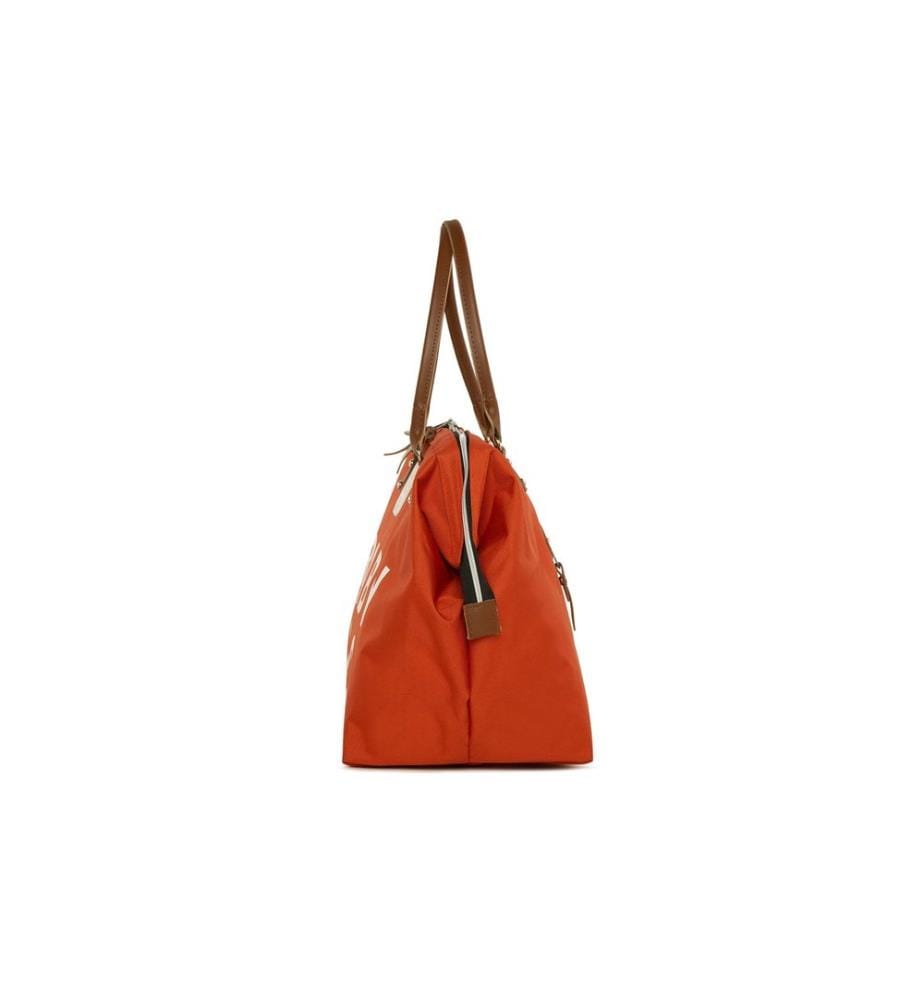 Wickeltasche, 100 % Fallschirmseide, Ziegelrot