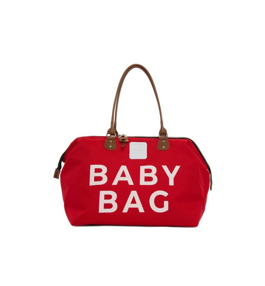 Wickeltasche, 100 % Fallschirmseide, Rot