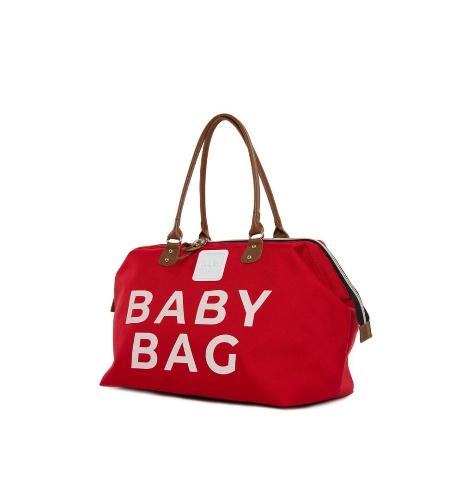 Wickeltasche, 100 % Fallschirmseide, Rot