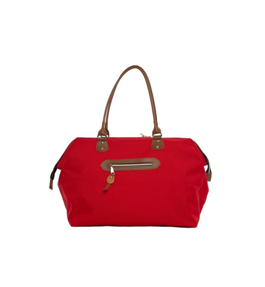 Wickeltasche, 100 % Fallschirmseide, Rot