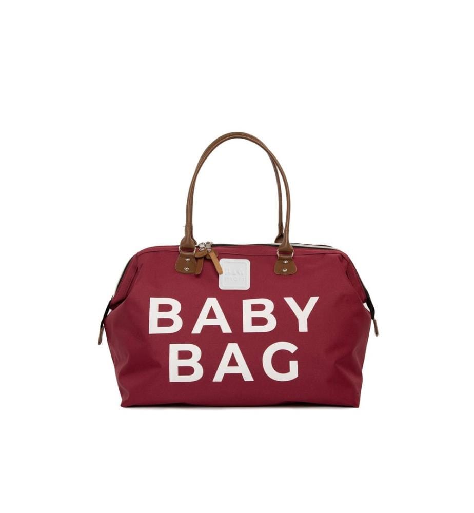 Wickeltasche, 100 % Fallschirmseide, Bordeauxrot
