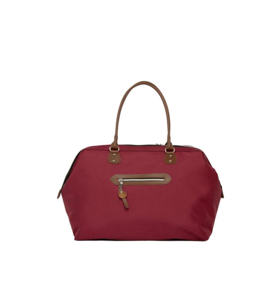 Wickeltasche, 100 % Fallschirmseide, Bordeauxrot