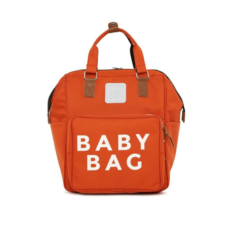 Sac à langer, 100 % tissu parachute, rouge tuile