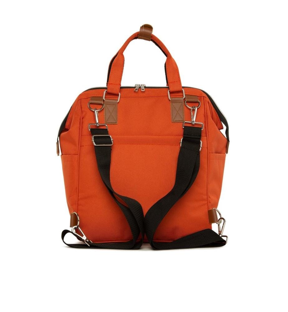Sac à langer, 100 % tissu parachute, rouge tuile