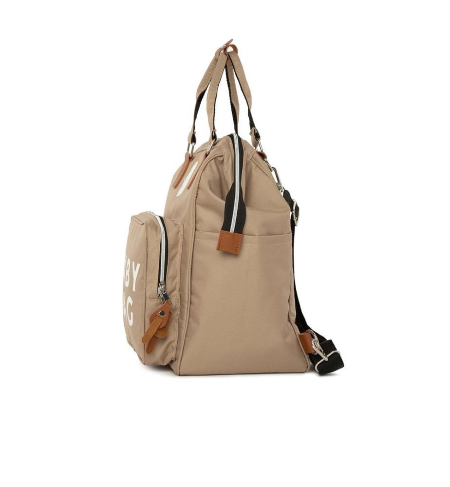Wickeltasche, 100 % Fallschirmseide, Nerz
