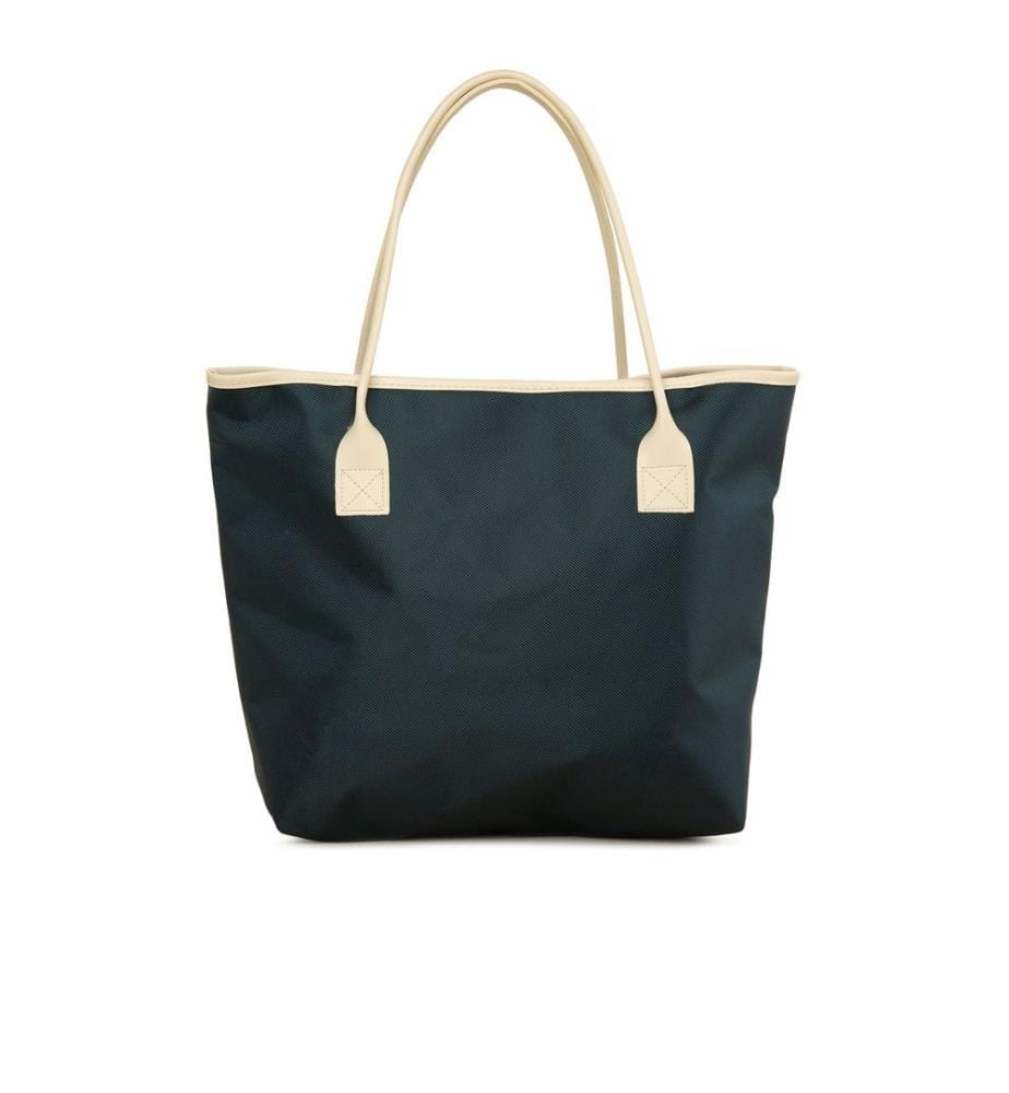 Sac cabas, 100 % cuir PU, bleu foncé