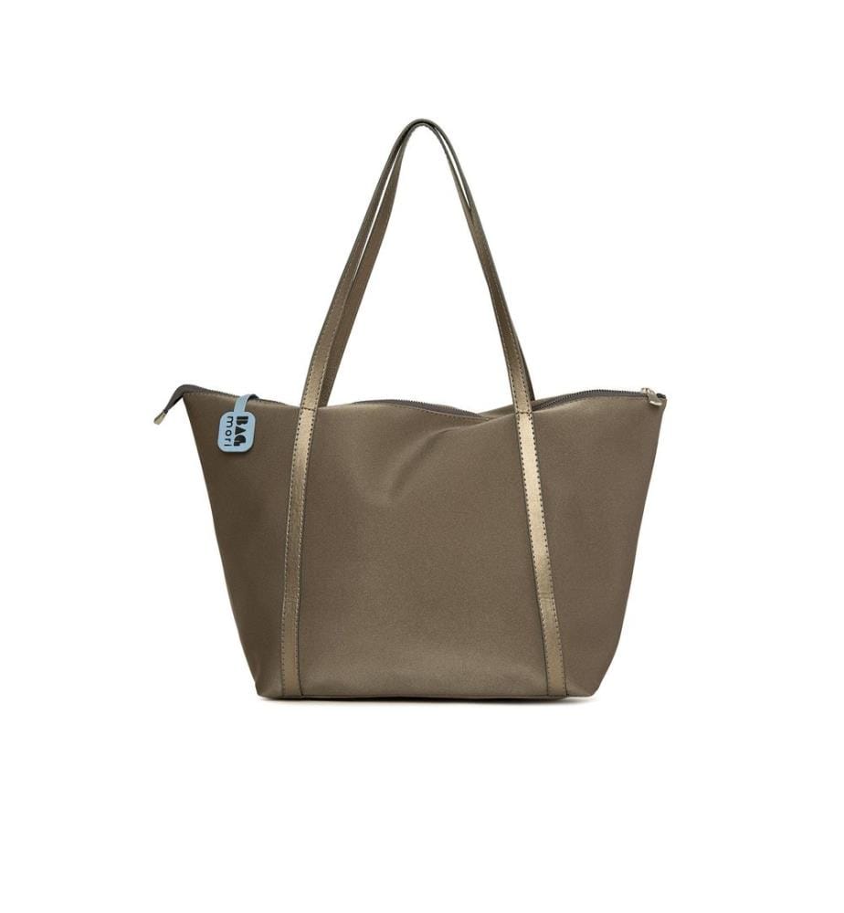 Tragetasche, 100 % Satin, Silber