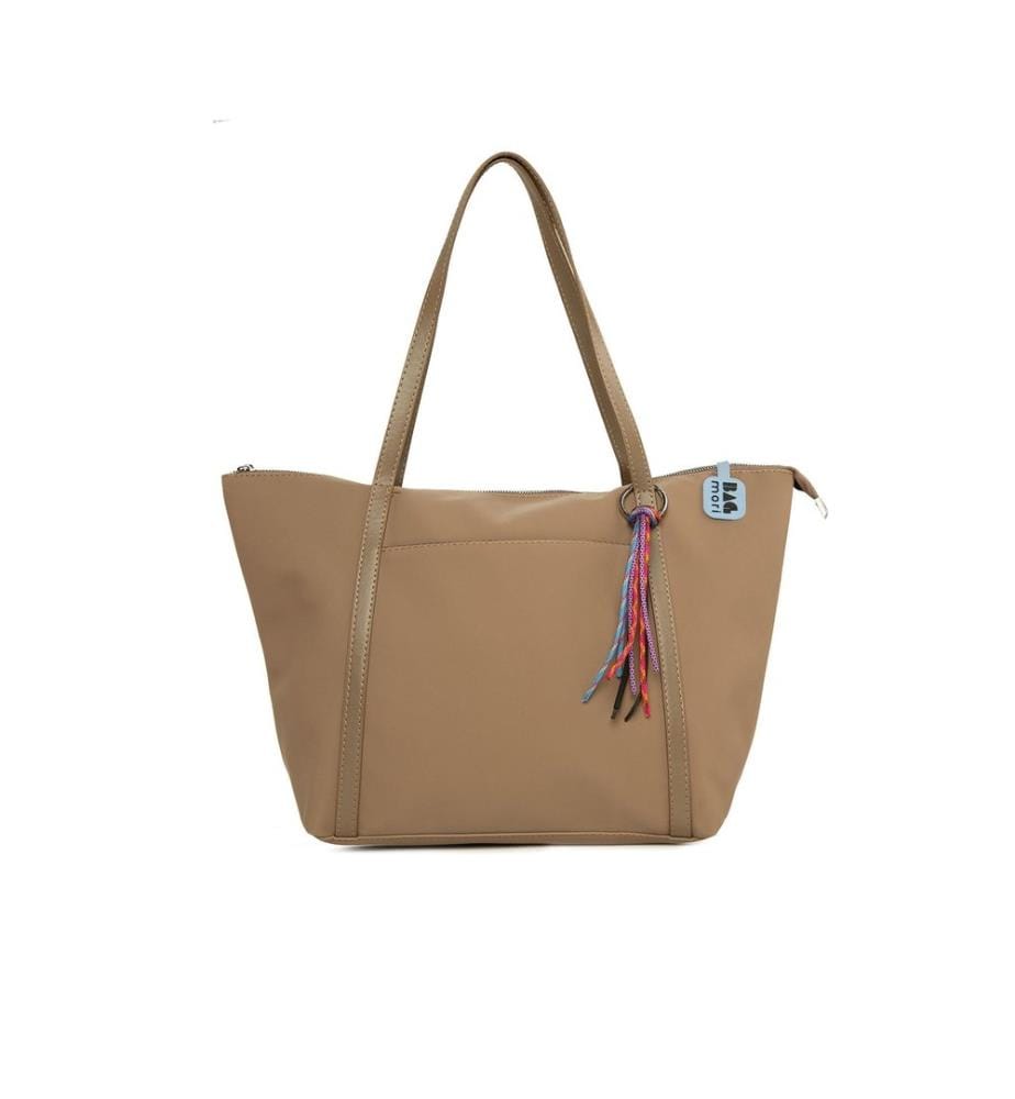 Sac cabas, 100 % satin, vison