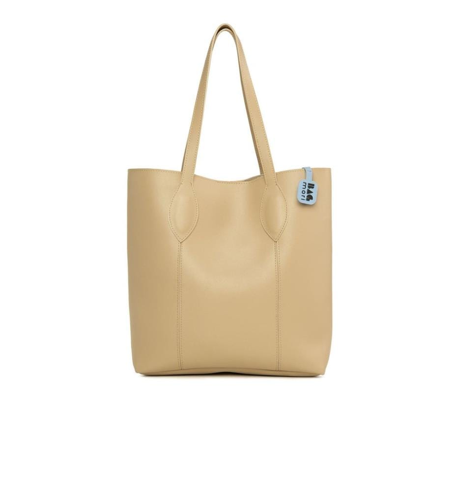 Sac cabas, 100 % simili cuir, vison