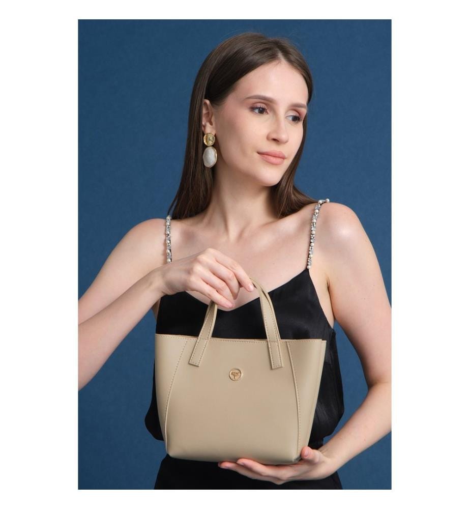 Sac bandoulière, 100 % cuir PU, vison
