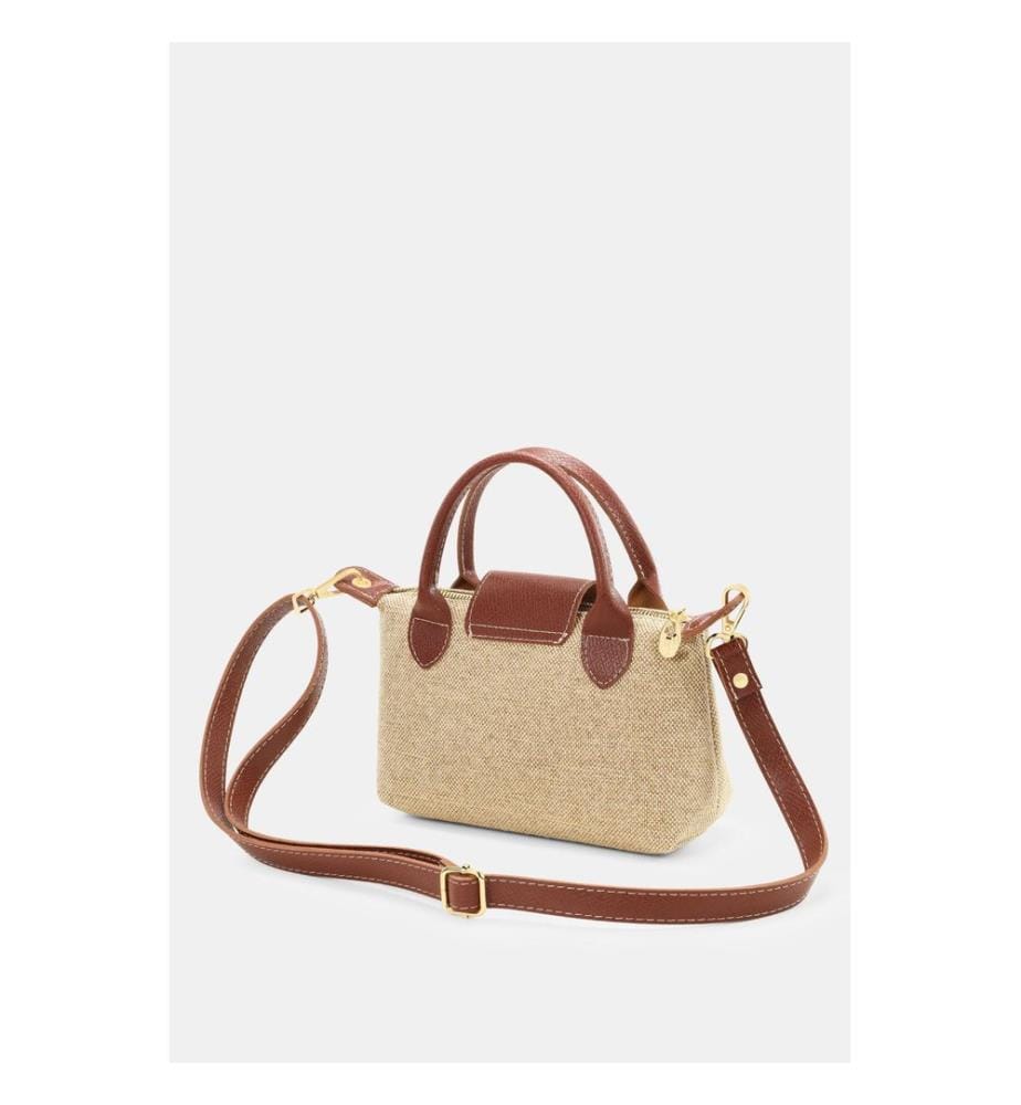 Schultertasche, 100 % Polyester, Eiche