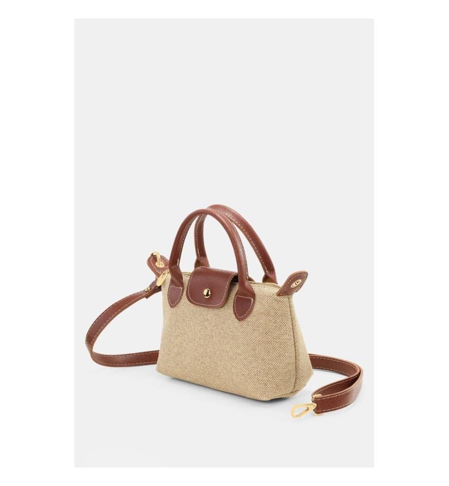 Schultertasche, 100 % Polyester, Eiche