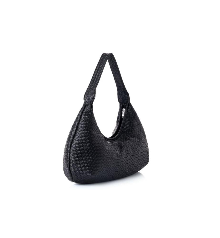 Sac bandoulière, 100 % cuir polyvinyle, anthracite