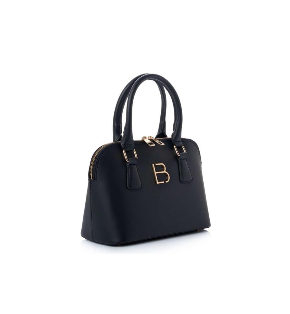 Sac bandoulière, 100 % cuir polyvinyle, noir