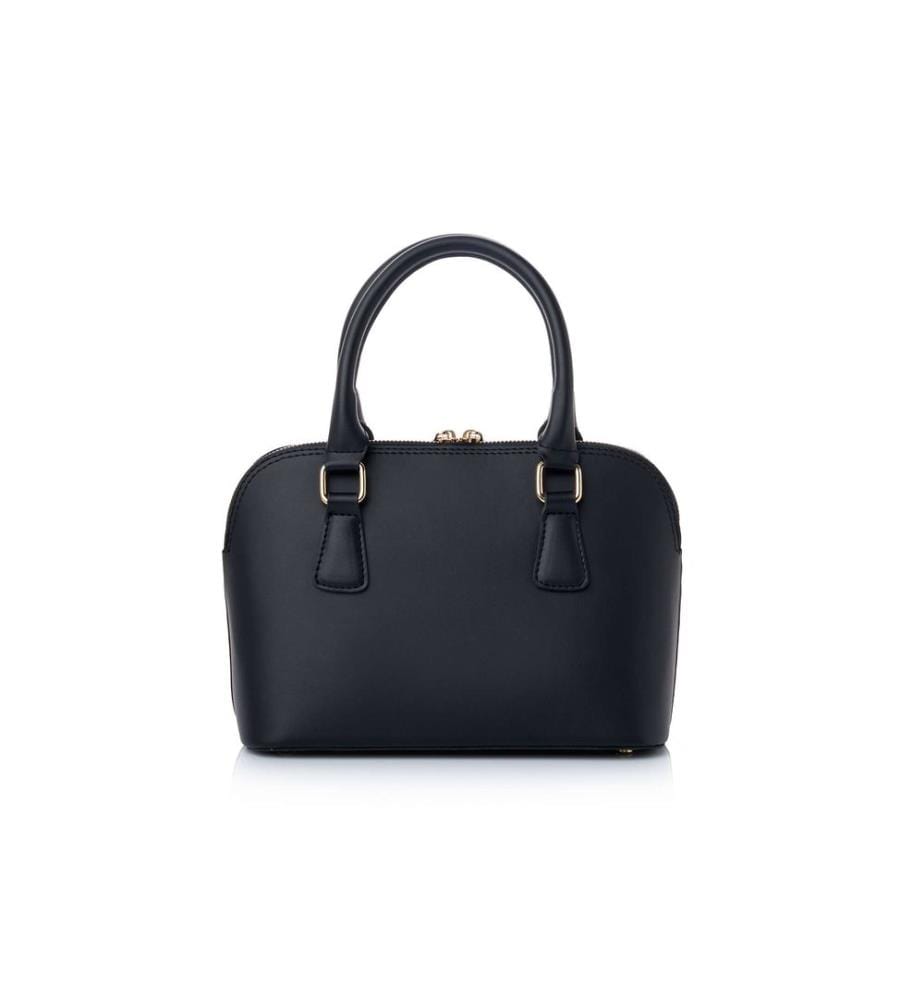 Sac bandoulière, 100 % cuir polyvinyle, noir