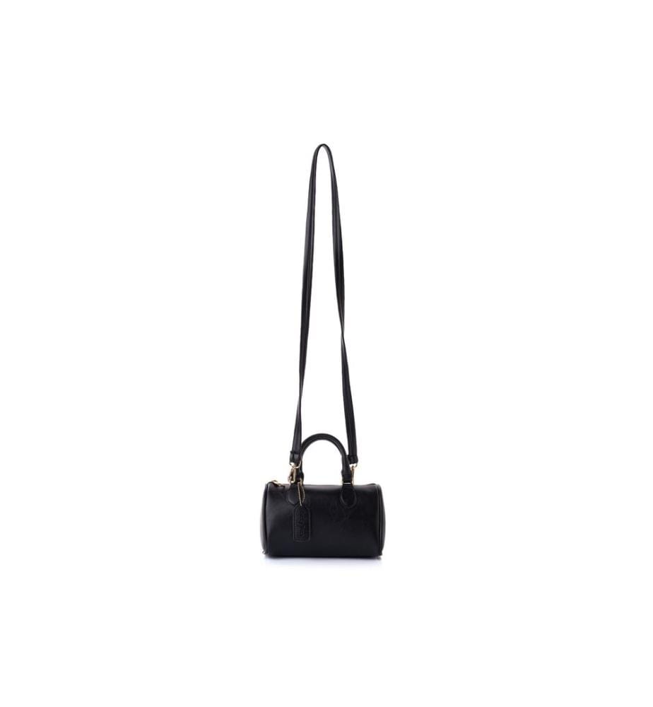 Handtasche, 100 % Polyvinylleder, Schwarz