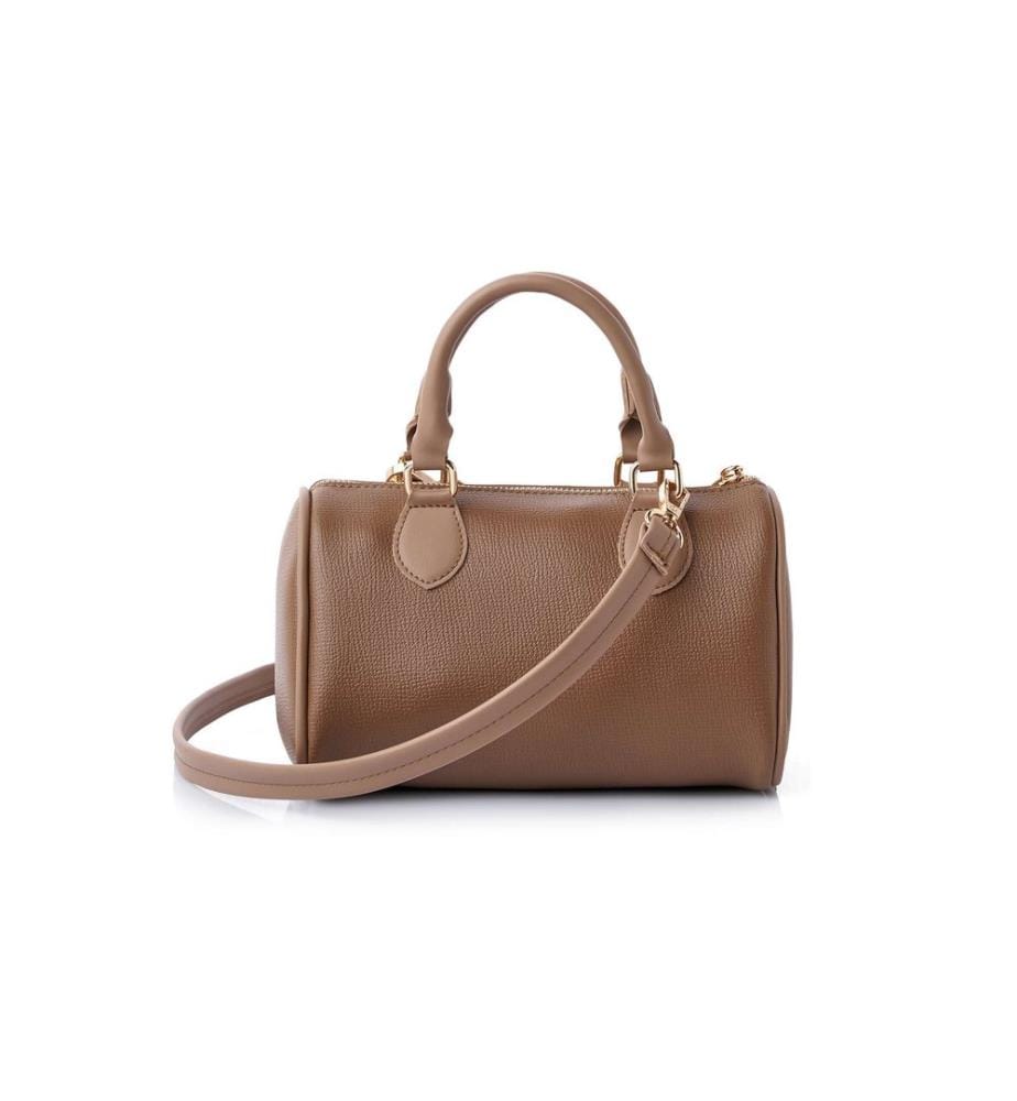 Handtasche, 100 % Polyvinylleder, Nerz