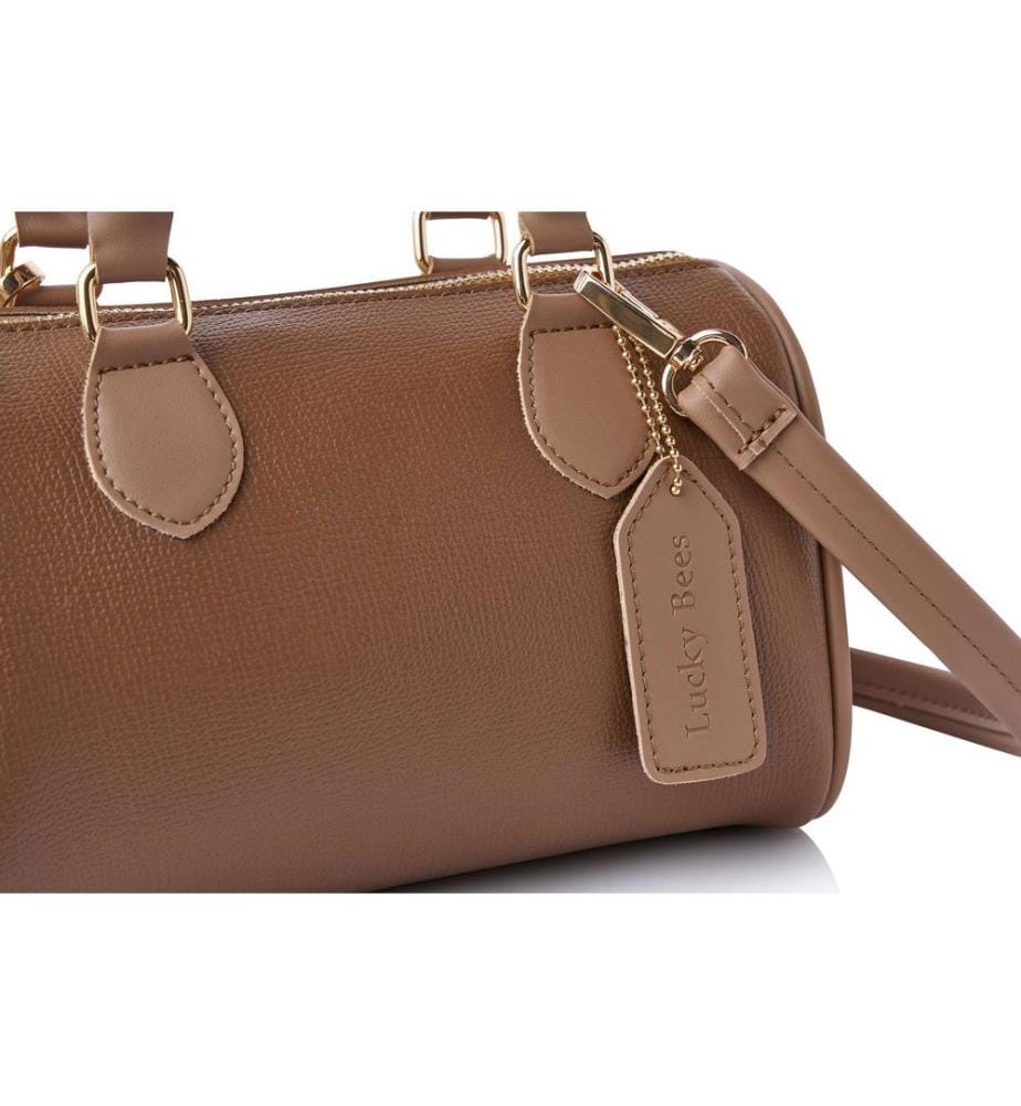 Handtasche, 100 % Polyvinylleder, Nerz