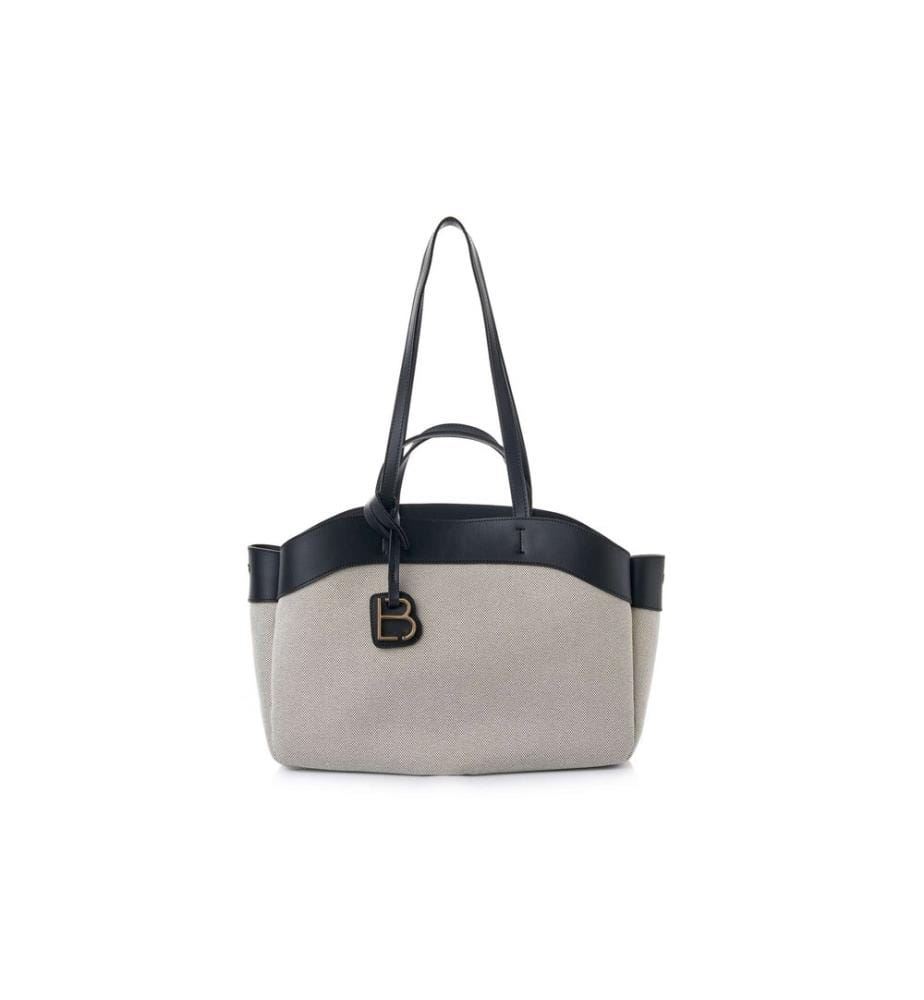 Schultertasche, 100 % Polyvinylleder, Schwarz