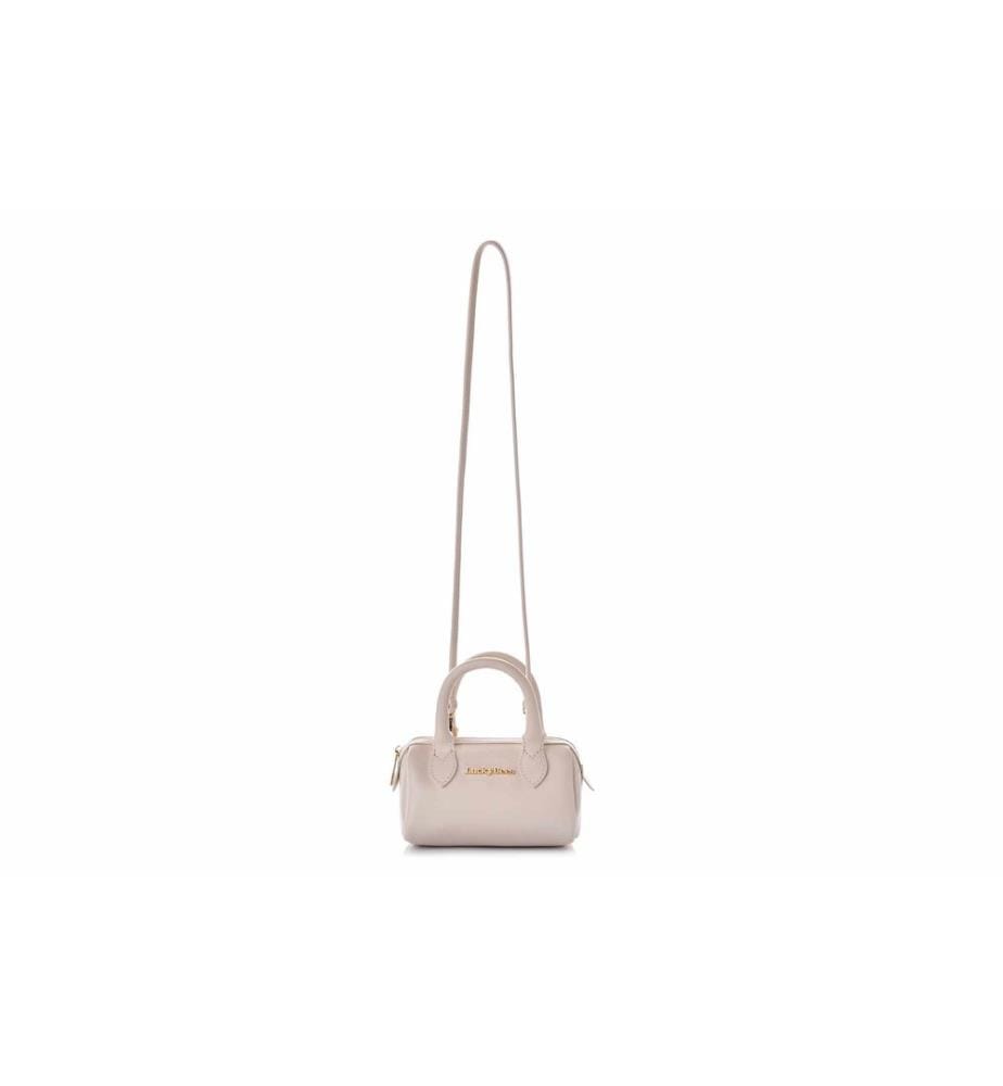 Schultertasche, 100 % Polyvinylleder, Weiss