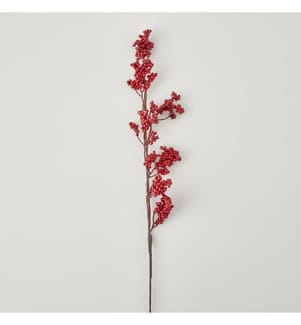 Christmas branch flower 75 cm - Red