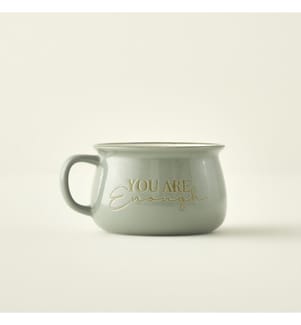 Tazza Maya in gres 550 cc - Verde