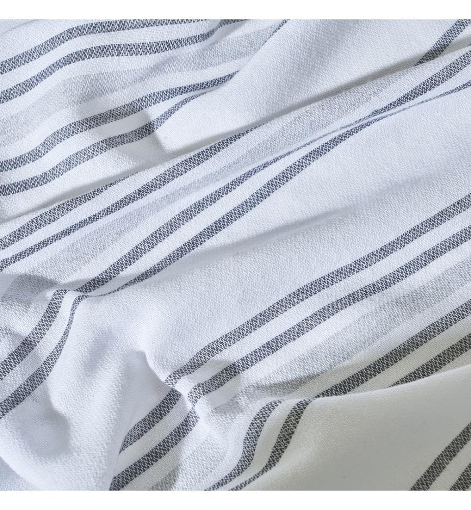Peshtamal a righe 90x160 cm - Grigio