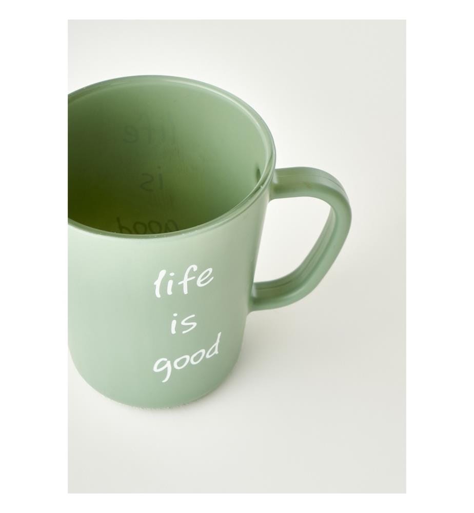 Glass mug Daisy - Green